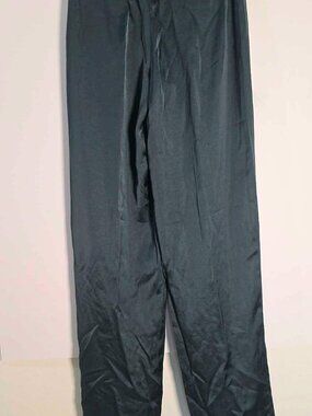 NWT Express Editor Straight High Rise Dress Pants Forest Green,  Side Zip